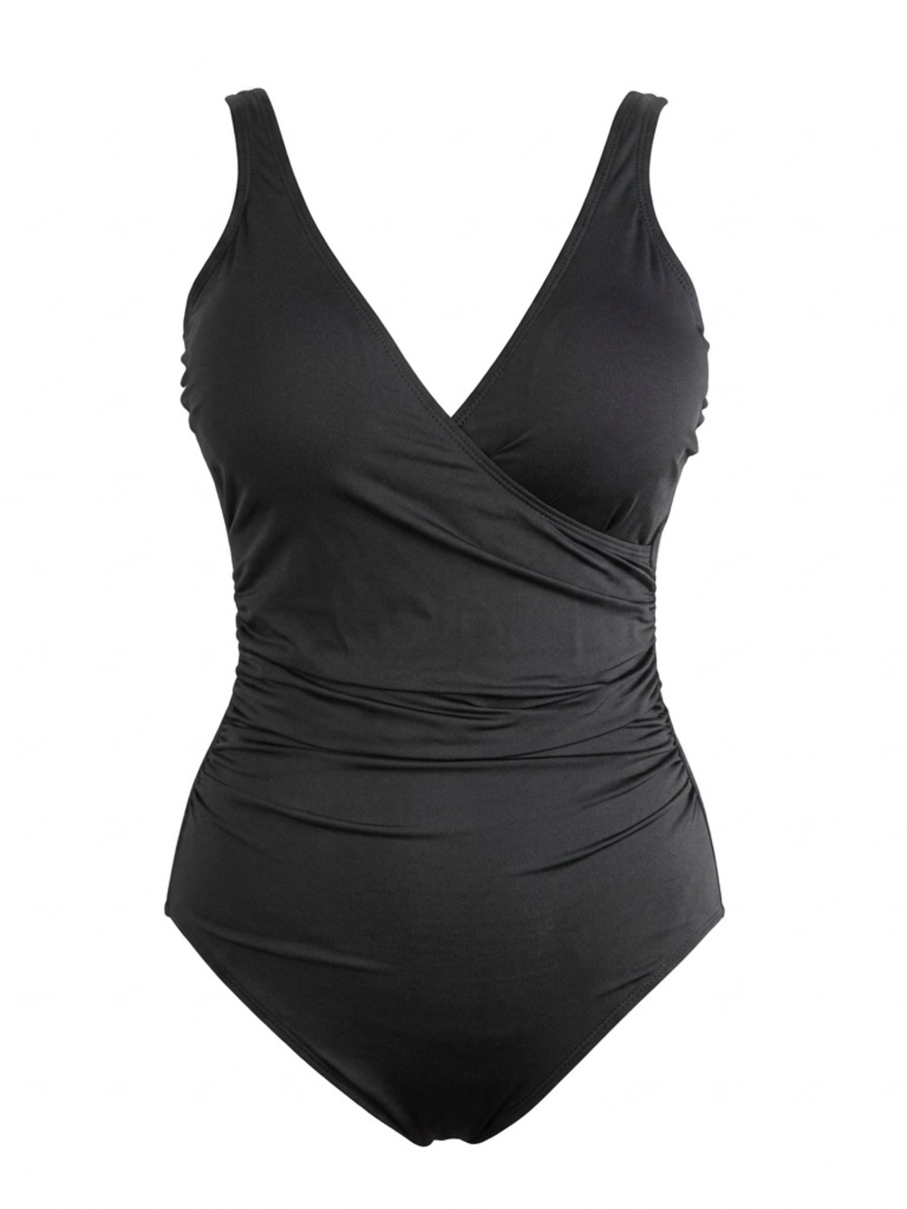 Miradonna by MiracleSuit Swimming Black Bathing Suit Size 18